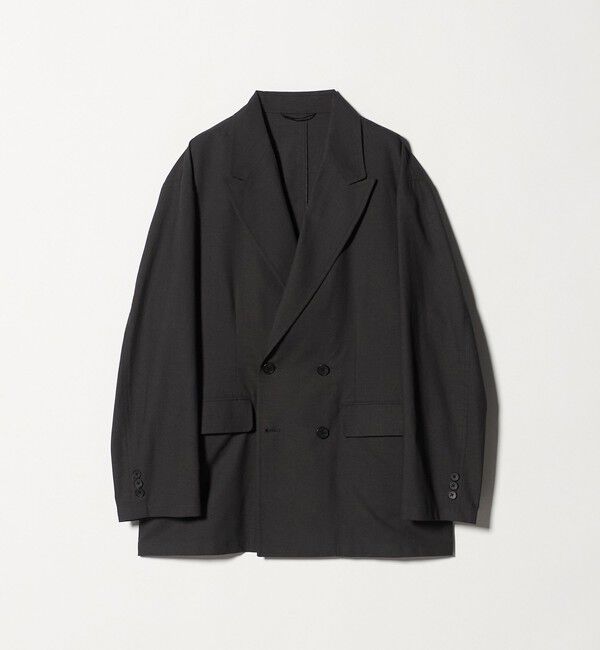 UNITED ARROWS green label relaxing「TR 和紙 ダブルブレスト ブレザー ジャケット」|テーラードジャケット|DK.GRAY