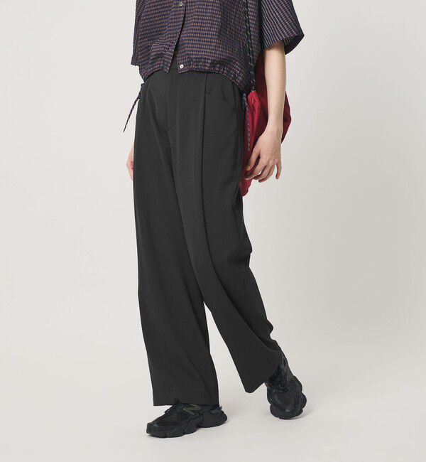 BEAUTY&YOUTH UNITED ARROWS「ポリエステルブレンド バックゴム ワイドパンツ ウォッシャブル」|その他|