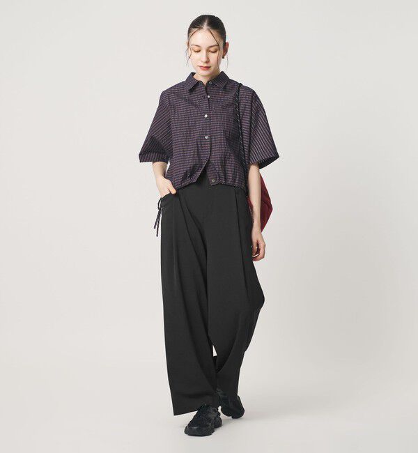 BEAUTY&YOUTH UNITED ARROWS「ポリエステルブレンド バックゴム ワイドパンツ ウォッシャブル」|その他|