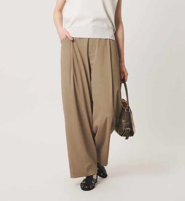 BEAUTY&YOUTH UNITED ARROWS「ポリエステルブレンド バックゴム ワイドパンツ ウォッシャブル」|その他|