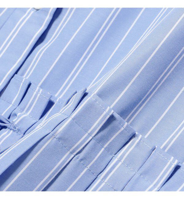 Ray BEAMS 「プリーツ キリカエ ハーフスリーブ シャツ」|シャツ・ブラウス|