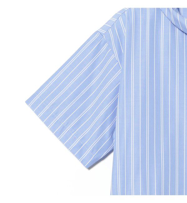 Ray BEAMS 「プリーツ キリカエ ハーフスリーブ シャツ」|シャツ・ブラウス|