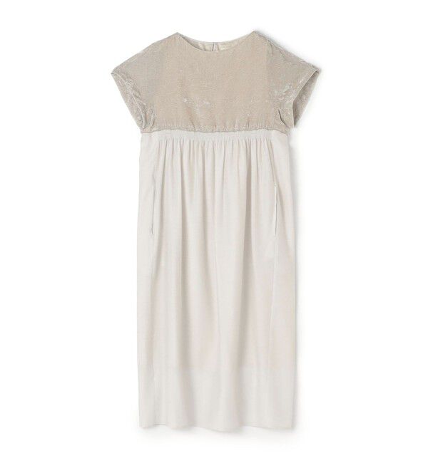 Ballsey「ベルベットコンビ Iラインワンピース」|ワンピース|13 ライトグレー