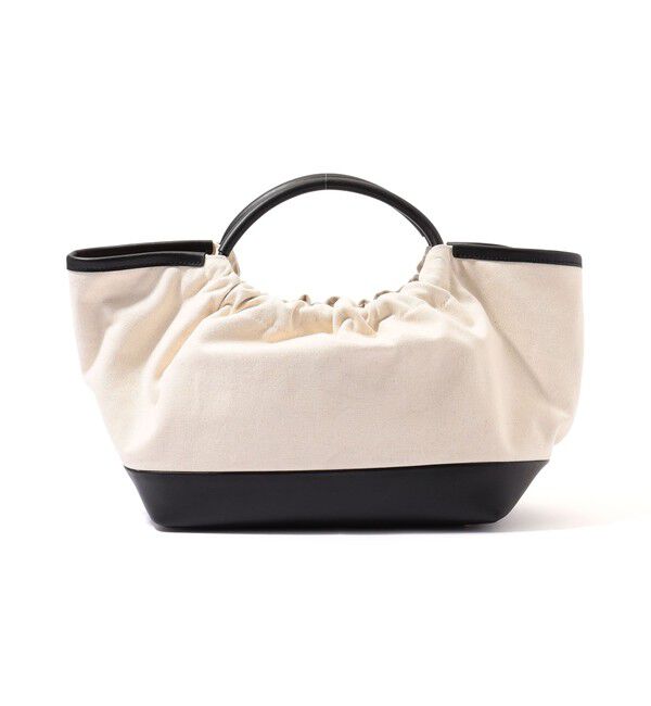 TOMORROWLAND GOODS「SOMEWHERE STUDIO  NEST M ボートシェイプバッグ 」|ハンドバッグ|12 ホワイト系