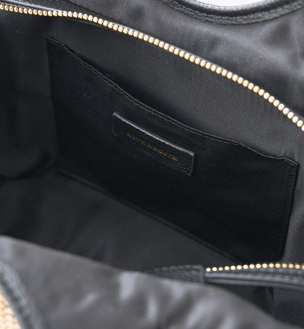  「予約【ショルダーストラップ付き】レザーパイピングミニトート」|クラッチバッグ|