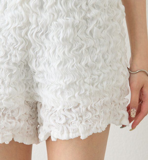  「エアリーシャーリングショートパンツ」|チノ|