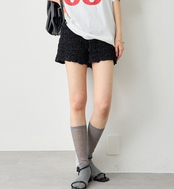  「エアリーシャーリングショートパンツ」|チノ|