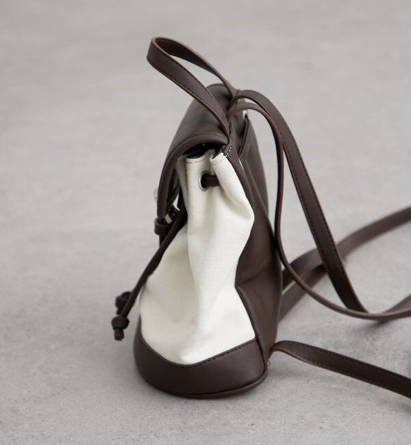  「ベルト付きコンビミニリュック」|トートバッグ|