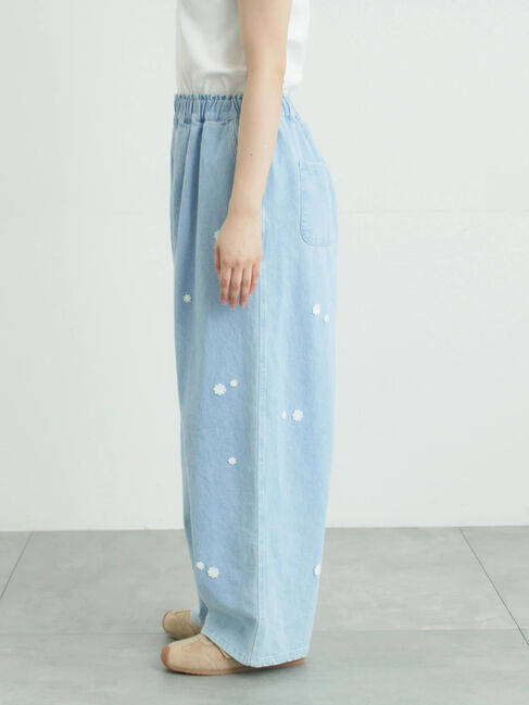 Samansa Mos2「3Dレースモチーフ付きパンツ」|その他|