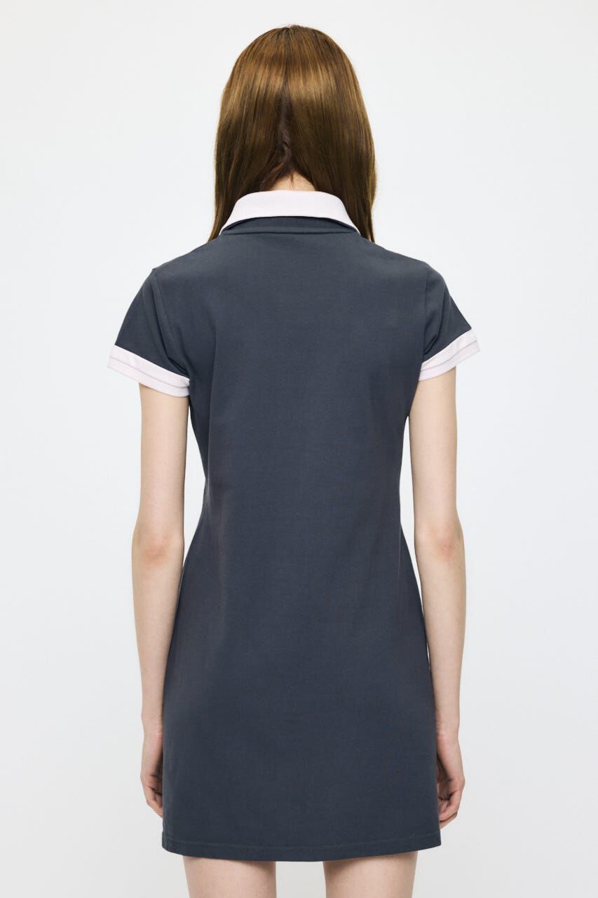 MOUSSY「CONTRAST POLO ドレス」|ワンピース|