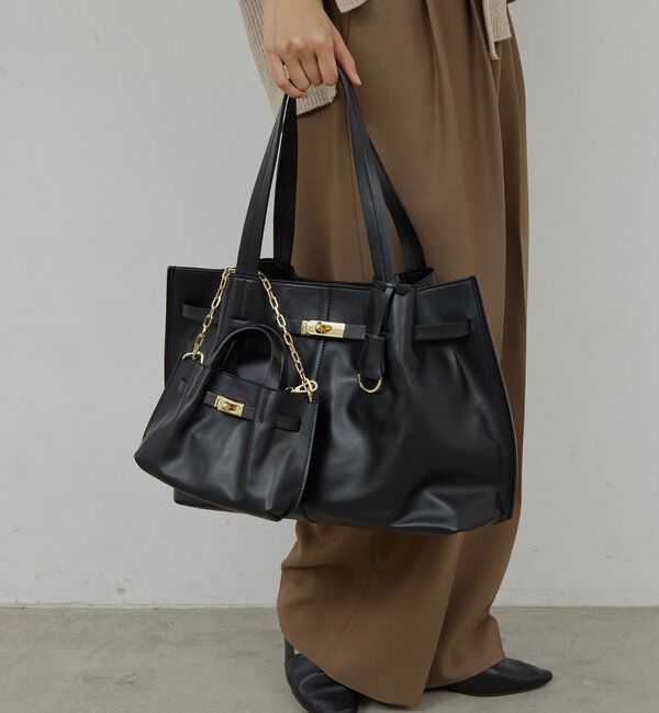  「【2.718】レザートートバッグ」|クラッチバッグ|