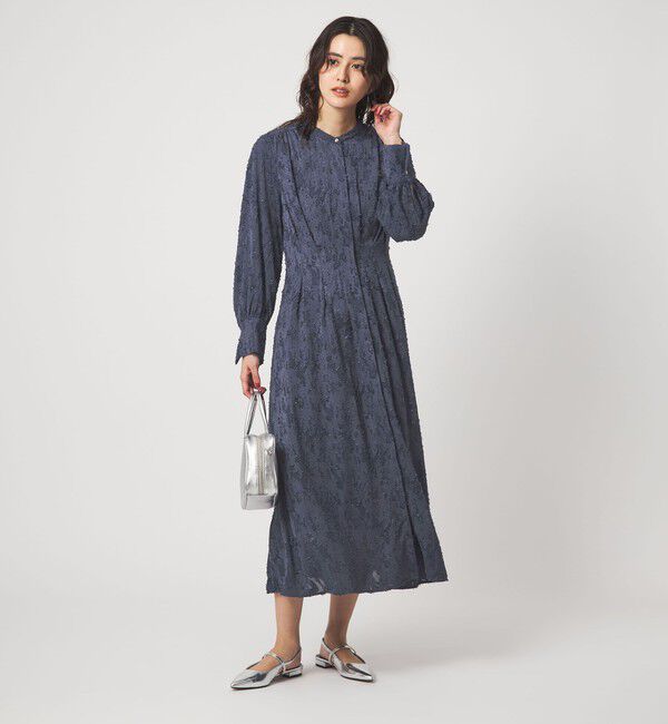 UNITED ARROWS green label relaxing「ジャガード ウエスト タック ワンピース 3」|ワンピース|