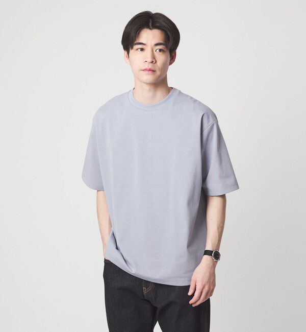 UNITED ARROWS green label relaxing「【WEB限定】JUST fit ポンチ 半袖 Tシャツ カットソー -汗染み防止-」|Tシャツ・カットソー|