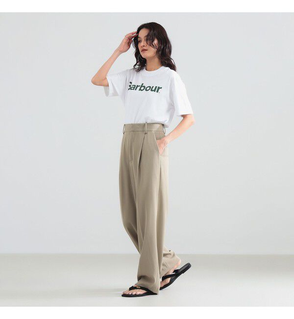 Demi-Luxe BEAMS 「【WEB限定】Barbour / PENSFORD ロゴ Tシャツ」|Tシャツ・カットソー|