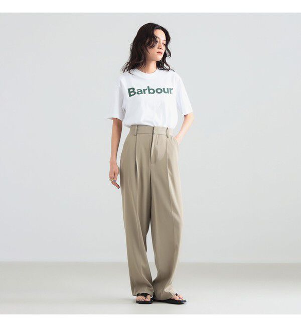 Demi-Luxe BEAMS 「【WEB限定】Barbour / PENSFORD ロゴ Tシャツ」|Tシャツ・カットソー|