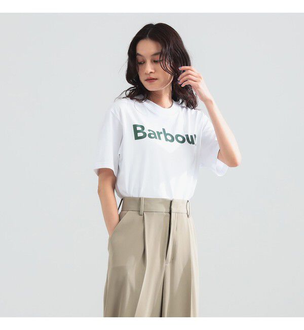 Demi-Luxe BEAMS 「【WEB限定】Barbour / PENSFORD ロゴ Tシャツ」|Tシャツ・カットソー|