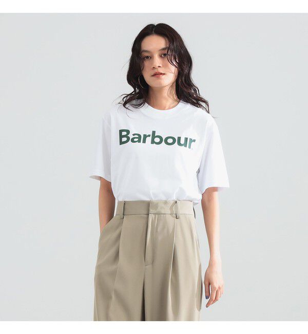 Demi-Luxe BEAMS 「【WEB限定】Barbour / PENSFORD ロゴ Tシャツ」|Tシャツ・カットソー|