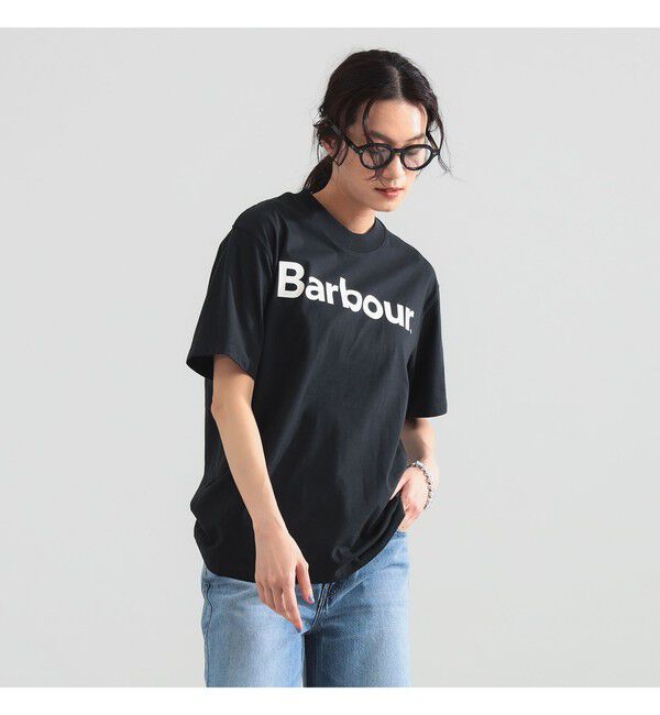 Demi-Luxe BEAMS 「【WEB限定】Barbour / PENSFORD ロゴ Tシャツ」|Tシャツ・カットソー|