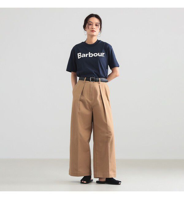 Demi-Luxe BEAMS 「【WEB限定】Barbour / PENSFORD ロゴ Tシャツ」|Tシャツ・カットソー|