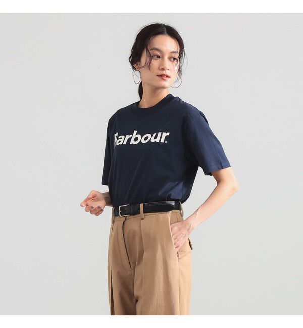 Demi-Luxe BEAMS 「【WEB限定】Barbour / PENSFORD ロゴ Tシャツ」|Tシャツ・カットソー|