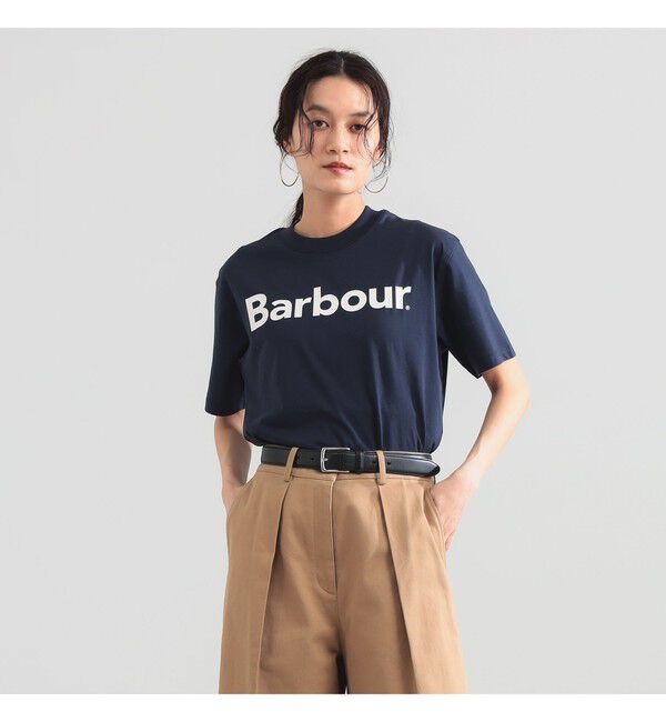 Demi-Luxe BEAMS 「【WEB限定】Barbour / PENSFORD ロゴ Tシャツ」|Tシャツ・カットソー|