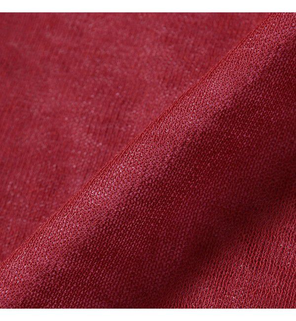 Ray BEAMS 「シアー コンパクト ハーフ スリーブ カーディガン」|ニット・セーター|