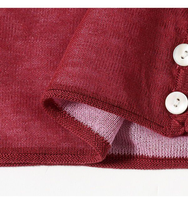 Ray BEAMS 「シアー コンパクト ハーフ スリーブ カーディガン」|ニット・セーター|