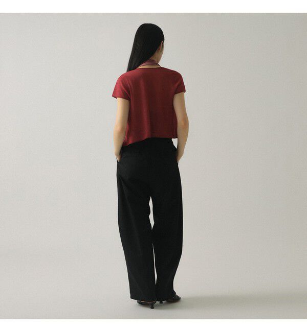 Ray BEAMS 「シアー コンパクト ハーフ スリーブ カーディガン」|ニット・セーター|