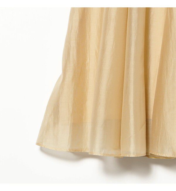 Ray BEAMS 「シアー エアリー フレア スカート」|スカート|