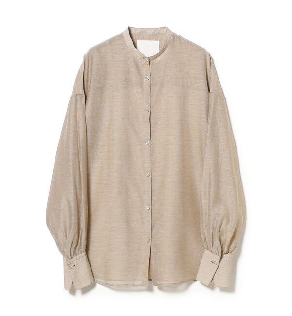 Demi-Luxe BEAMS 「AK+1 / コットンシルク ギンガム シャツ」|シャツ・ブラウス|