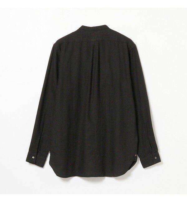 BEAMS PLUS「Band Collar Pullover Cotton Linen Herringbone」|シャツ・ブラウス|