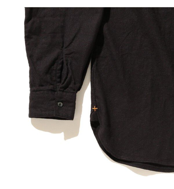 BEAMS PLUS「Band Collar Pullover Cotton Linen Herringbone」|シャツ・ブラウス|