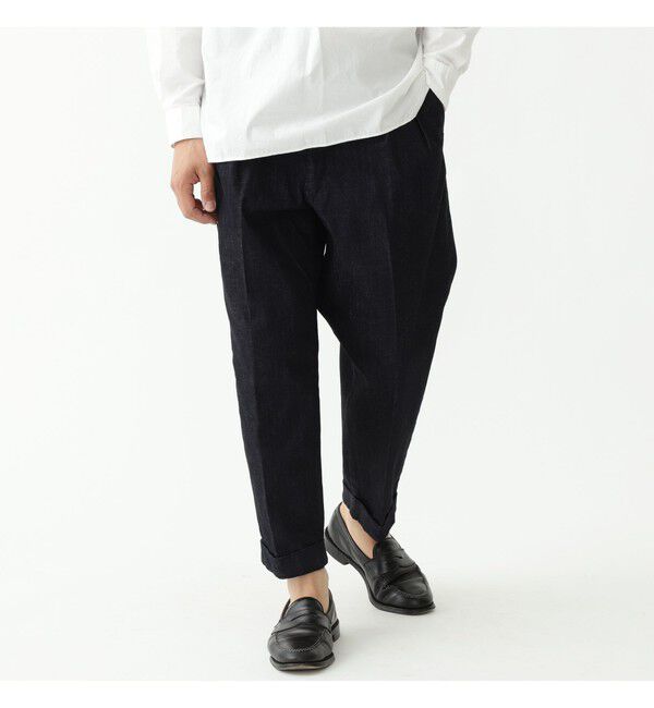 BEAMS PLUS「BEAMS PLUS / 2プリーツ デニム トラウザーズ」|その他|