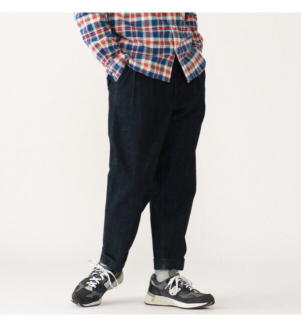 BEAMS PLUS「BEAMS PLUS / 2プリーツ デニム トラウザーズ」|その他|