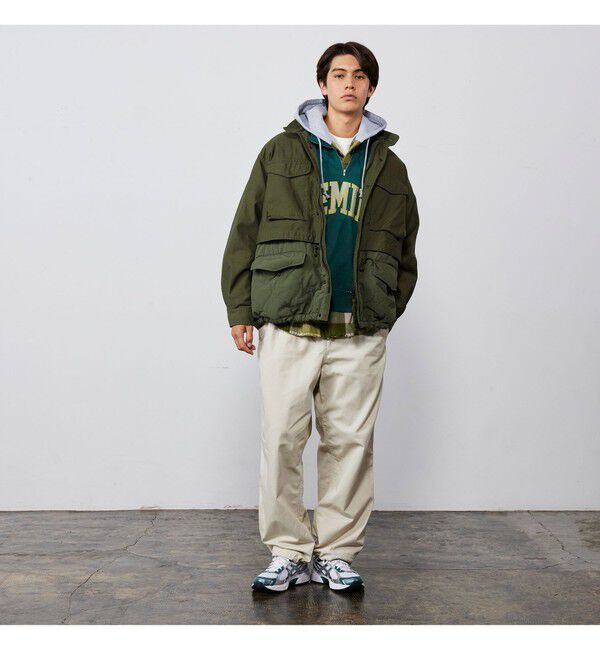 BEAMS「リラックスフィット ベーシック ツイル イージーパンツ」|チノ|