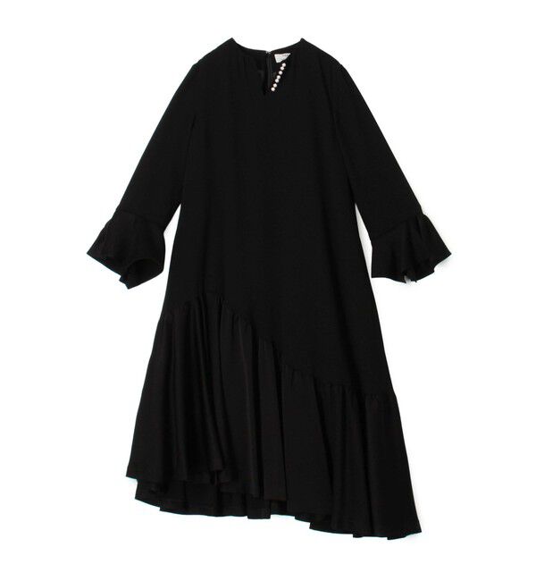 TOMORROWLAND BUYING WEAR「【別注】FLICKA for TOMORROWLAND with pearl ドレス 」|ドレス|69 ダークネイビー