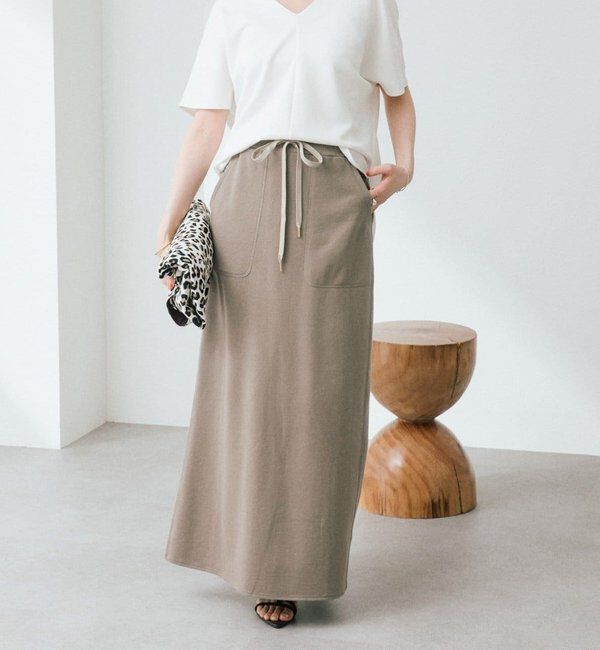  「【セットアップ着用可能/接触冷感機能付き】ドレーピーカットソー」|Tシャツ・カットソー|