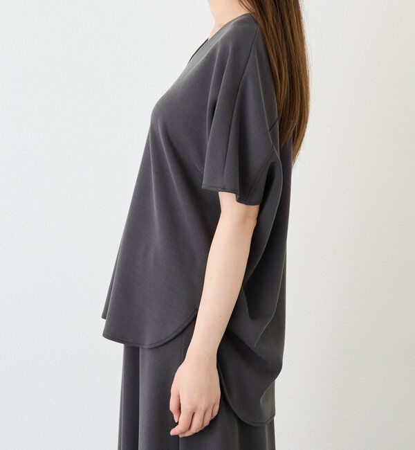  「【セットアップ着用可能/接触冷感機能付き】ドレーピーカットソー」|Tシャツ・カットソー|