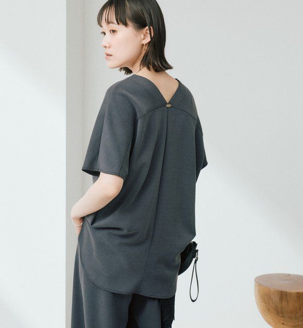  「【セットアップ着用可能/接触冷感機能付き】ドレーピーカットソー」|Tシャツ・カットソー|