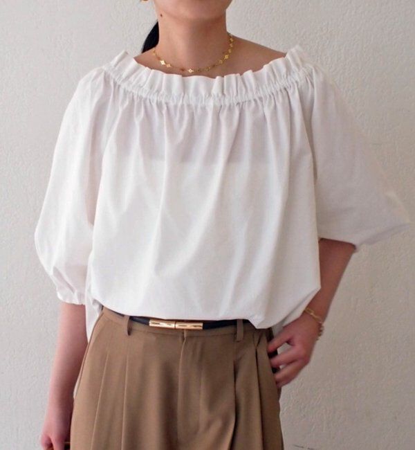  「オフショルブラウス」|シャツ・ブラウス|