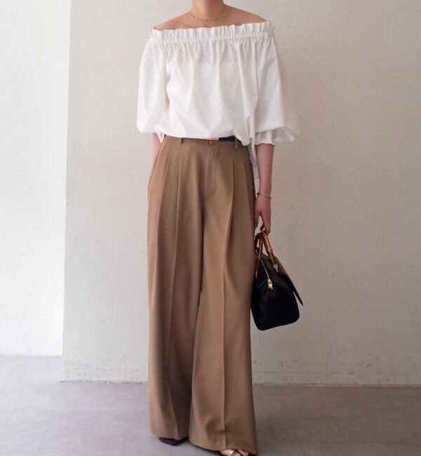  「オフショルブラウス」|シャツ・ブラウス|