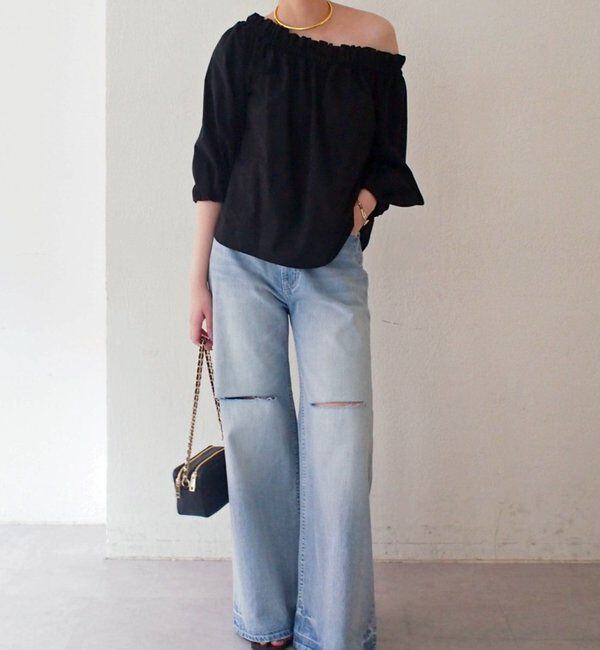  「オフショルブラウス」|シャツ・ブラウス|