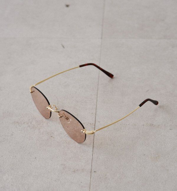  「【GALENA/ガレナ】リムレスサングラス」|サングラス|