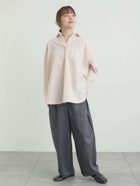 Samansa Mos2「サイド深タックバレルパンツ」|その他|