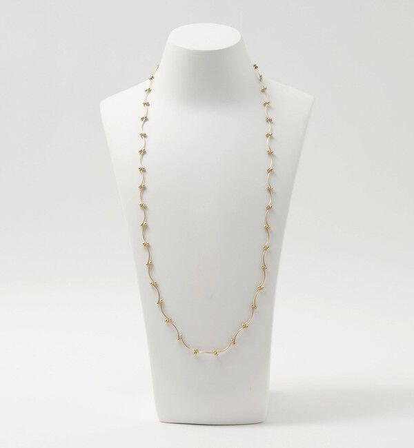 UNITED ARROWS green label relaxing「ボール＆バー デザインチェーン ネックレス」|ネックレス|