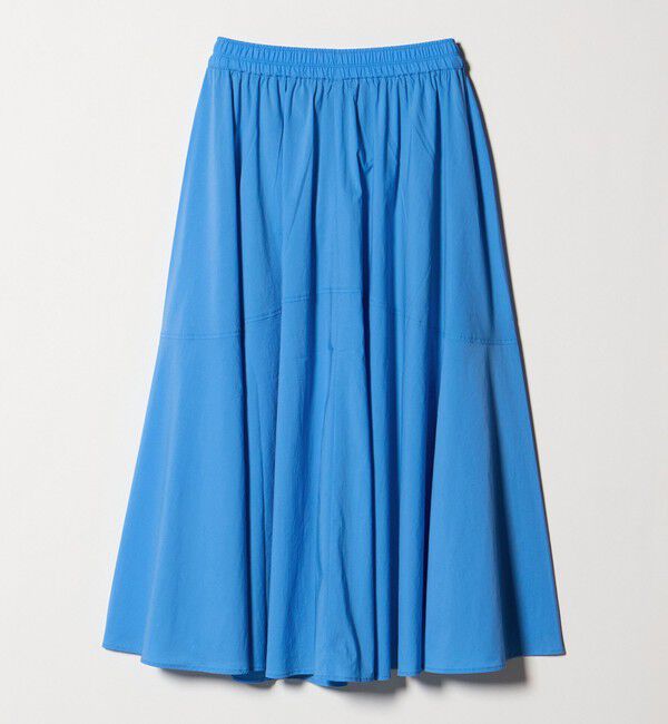 UNITED ARROWS green label relaxing「WONDER CLOTH ボリューム スカート マシンウォッシャブル ストレッチ 接触冷感 吸水速乾」|フレア|