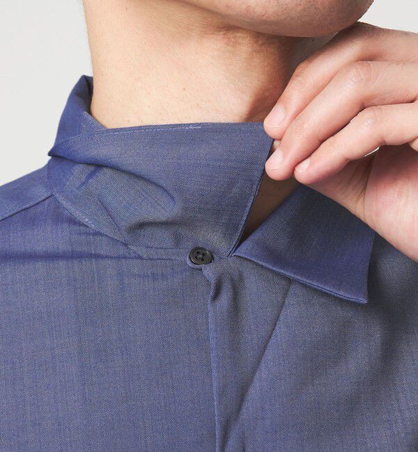 UNITED ARROWS green label relaxing「ウォッシャブルトロ オープンカラー シャツ -ストレッチ-」|シャツ・ブラウス|