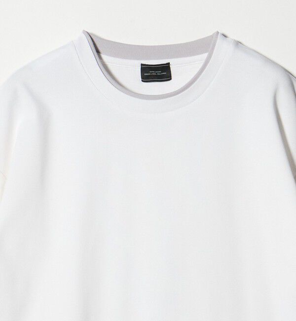 UNITED ARROWS green label relaxing「ピケ フェイクレイヤード クルーネック 半袖 Ｔシャツ」|Tシャツ・カットソー|