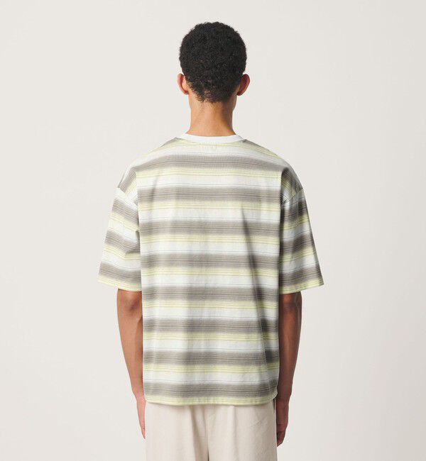 BEAUTY&YOUTH UNITED ARROWS「オンブレ ボーダー クルーネック Tシャツ」|Tシャツ・カットソー|