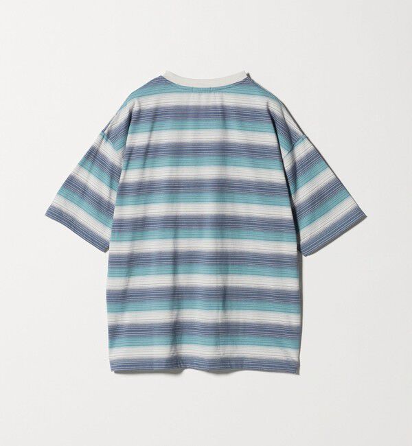 BEAUTY&YOUTH UNITED ARROWS「オンブレ ボーダー クルーネック Tシャツ」|Tシャツ・カットソー|